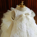 Vintage Lace Design Christening Dress for Baby Girls childrensterritory