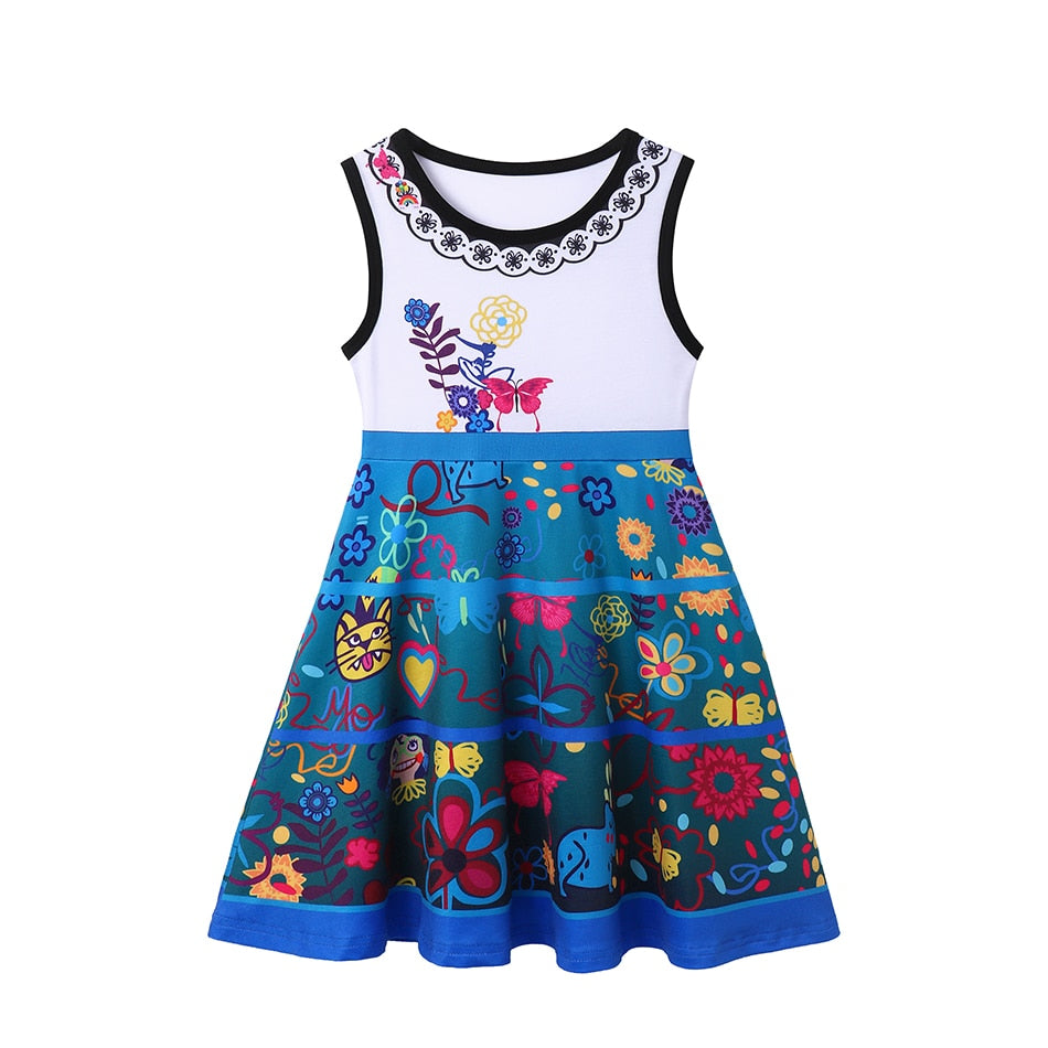 Kids GIrls Disney Princess Birthday Party Costume for Summer childrensterritory