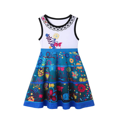 Kids GIrls Disney Princess Birthday Party Costume for Summer childrensterritory
