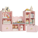 Multipurpose Kids Book and Toys Organizer with Reading Nook