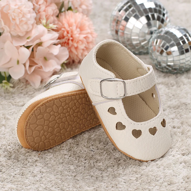 Cute Lace Design Baby Girl Non Slip Princess Crib Shoes