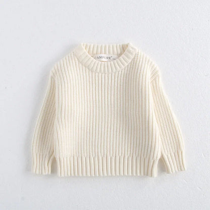 Kids Round Neck Long Sleeves Winter Sweater childrensterritory