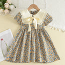 Kids Girls Floral Design Summer Princess Dresses childrensterritory