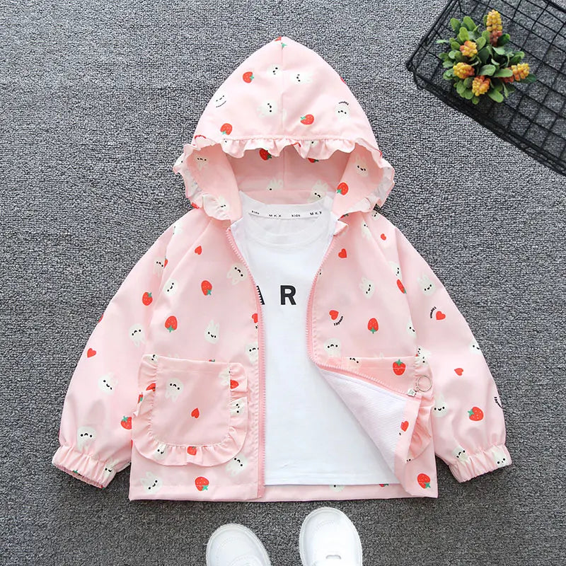 Two in One Printed Adorable Jackets for Kids Girls childrensterritory