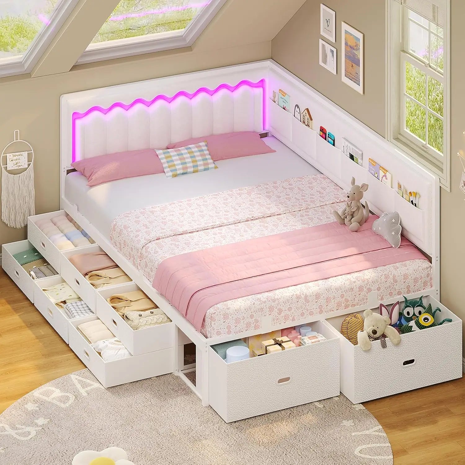 Durable Full Corner Bed Frame Designed for Kids’ Comfort childrensterritory
