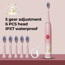 Child's Rechargeable Colorful Cartoon Electric Toothbrush childrensterritory