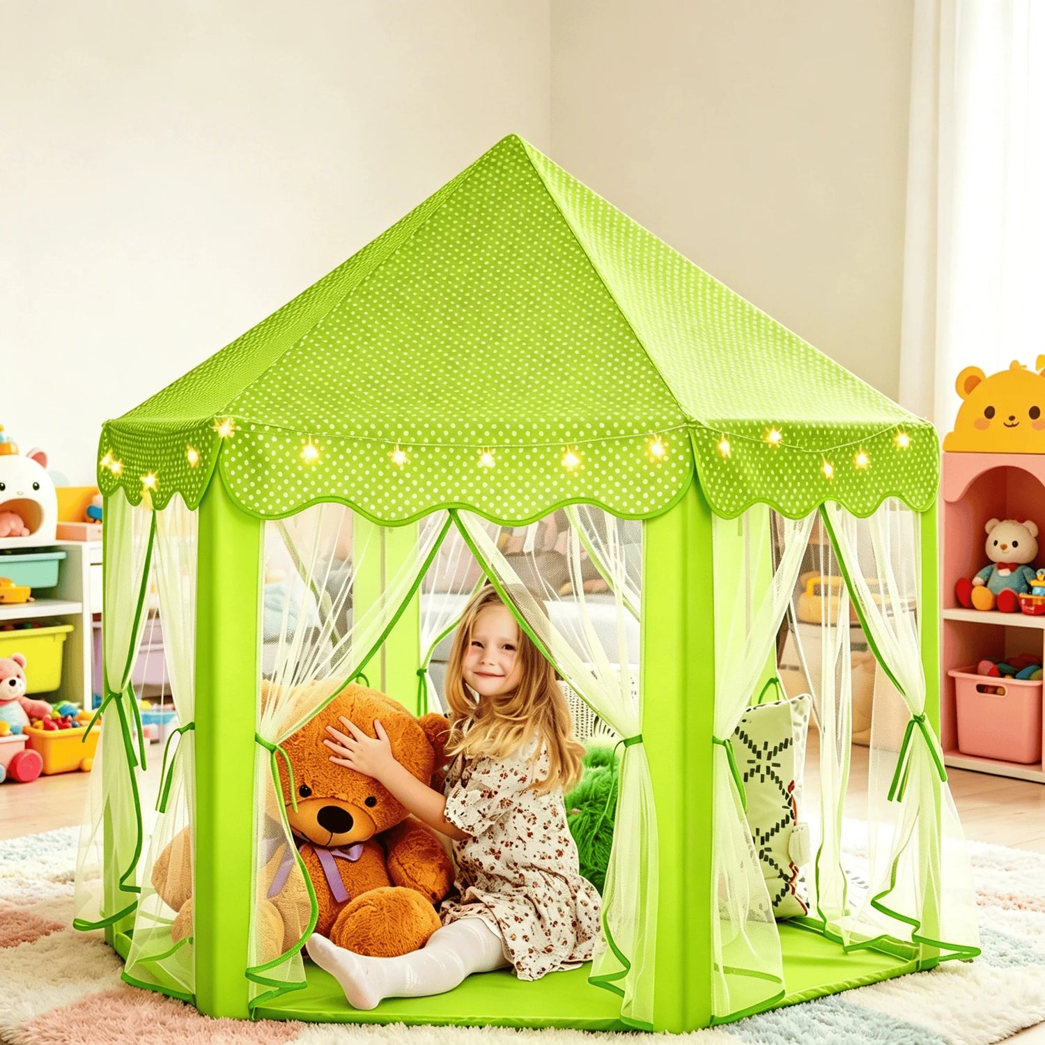 Kids Play Tent Large Castle Fairy Tent