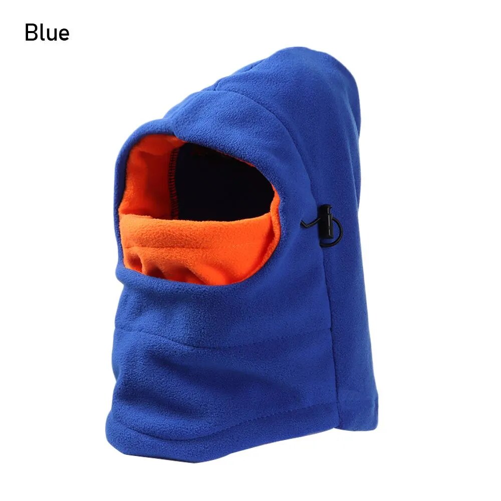 Kids Warm Knitted Plus Fleece Beanie with Face Cover childrensterritory