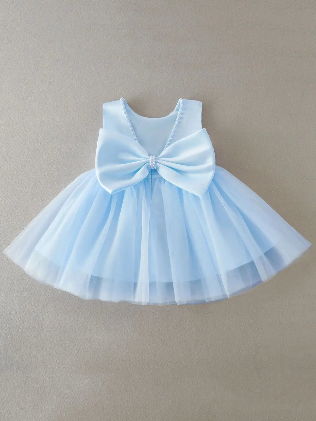 Toddler Girls Bow Design Formal Occasion Tutu Fluffy Gown