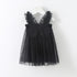 Baby Girl Sleeveless Tulle Birthday Party Dresses with Butterfly Wings childrensterritory