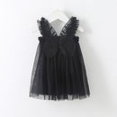 Baby Girl Sleeveless Tulle Birthday Party Dresses with Butterfly Wings childrensterritory