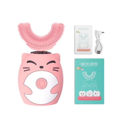 Automatic USB Rechargeable Kids U Shape Toothbrush childrensterritory