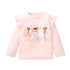 Cartoon Ballet Girls Design Cotton Tops for Kids childrensterritory