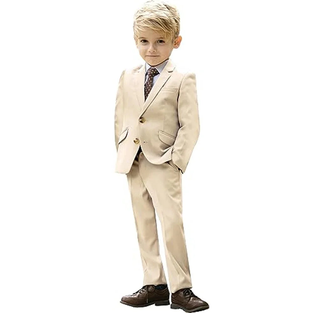 Classic Kids Boys Party Tuxedo Blazer Pants Suit childrensterritory