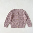 Baby Girls Long Sleeve Embroider Knit Cardigan childrensterritory