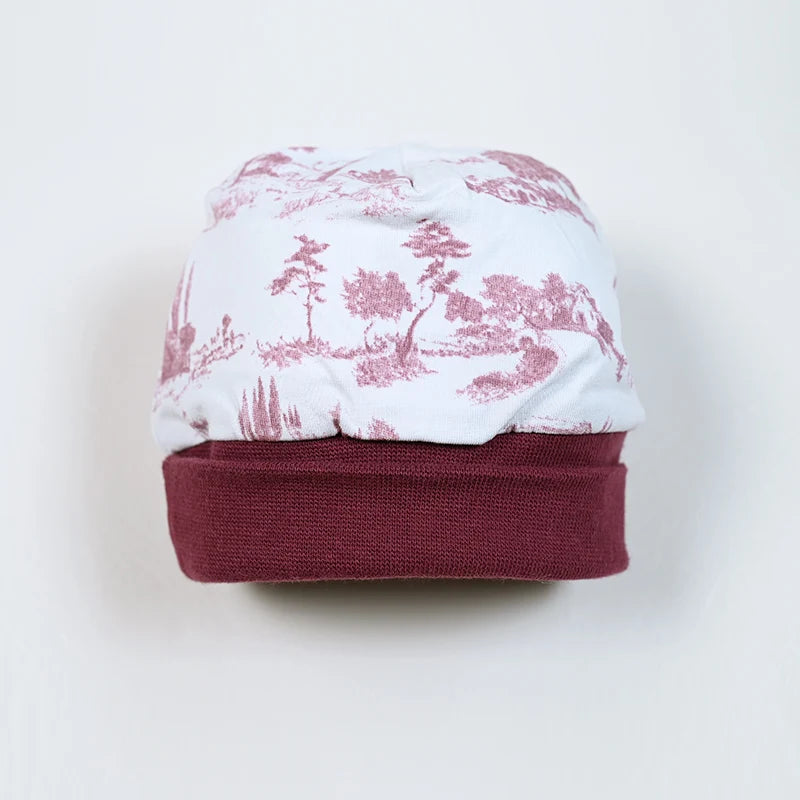 Baby and Kids Printed French Toile Cozy Pajamas and Footies