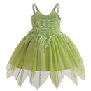 Sleeveless Butterfly Design Princess Puffy Dress For Girls childrensterritory