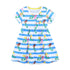 Kids Girls Cartoon Mermaid Design Summer Dress childrensterritory