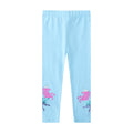 Kids Girls Cartoon and Floral Print Cotton Leggings/Trousers childrensterritory