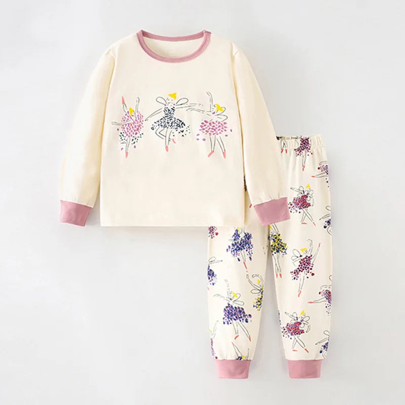 Kids Cartoon Design Cotton Sleepwear Sets childrensterritory