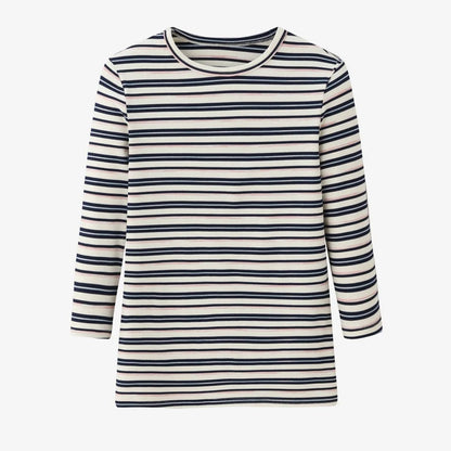 Striped Design 3/4 Sleeves Tops for Teen Girls and Woman childrensterritory