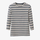 Striped Design 3/4 Sleeves Tops for Teen Girls and Woman childrensterritory