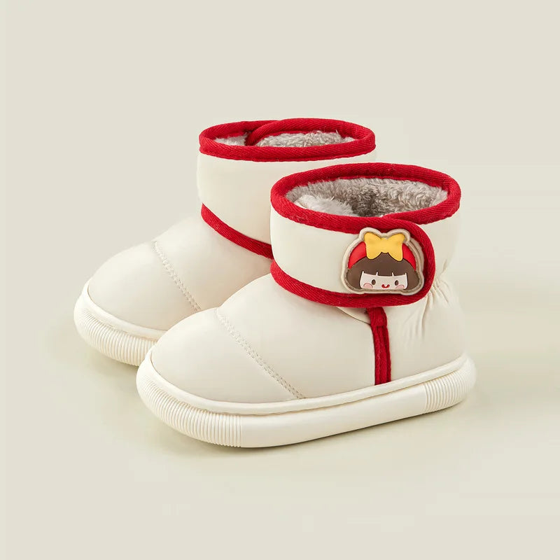 Warm Solid Color Cotton Snow Boots for Baby/Toddlers childrensterritory