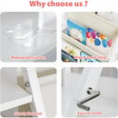 Kids 3-Tier Book Sling Shelf and Toy Storage Organizer