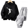 Kids’ Long-Sleeve Casual Winter Tracksuits with Sporty Design childrensterritory