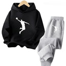 Kids’ Long-Sleeve Casual Winter Tracksuits with Sporty Design childrensterritory