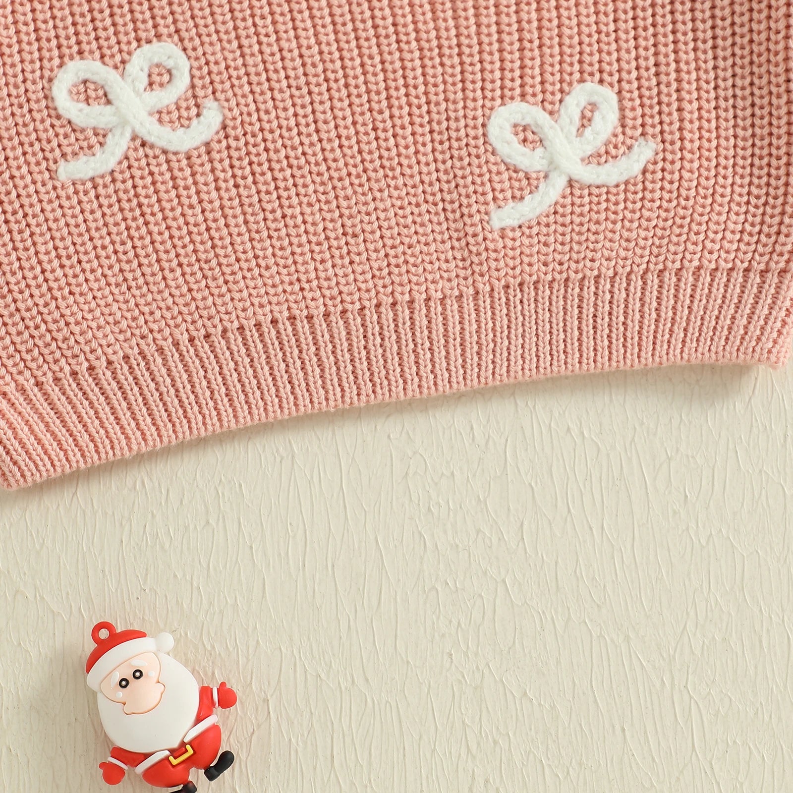 Kids' Long-Sleeved Christmas Print Winter Sweater