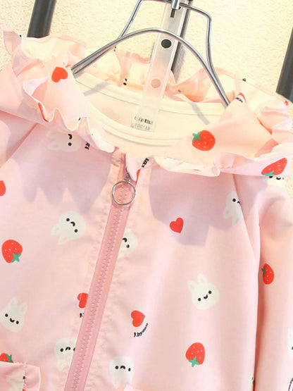 Two in One Printed Adorable Jackets for Kids Girls childrensterritory