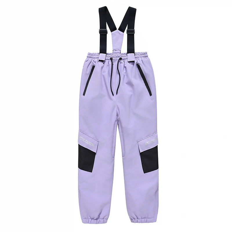 Kids Snowboard Clothing Set With Coat and Strap Pants childrensterritory