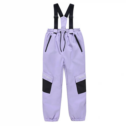 Kids Snowboard Clothing Set With Coat and Strap Pants childrensterritory