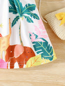 Baby Girls Western Chic Casual Base Camisole Dress for Summer childrensterritory