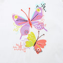 Girls Butterfly Print Casual Summer Clothing Set childrensterritory