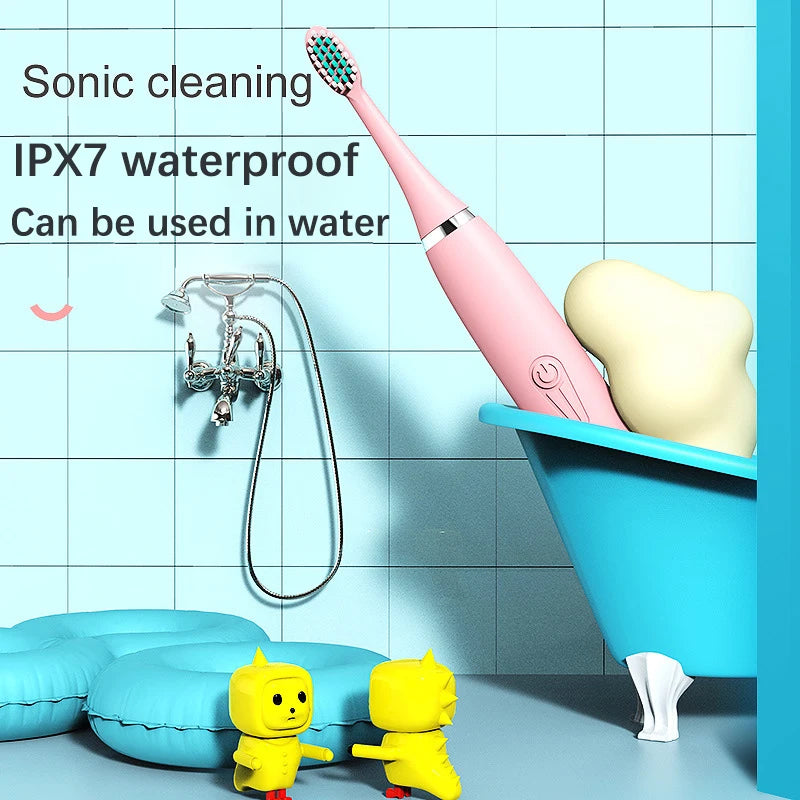Kids Waterproof Rechargeable Electric Toothbrush childrensterritory