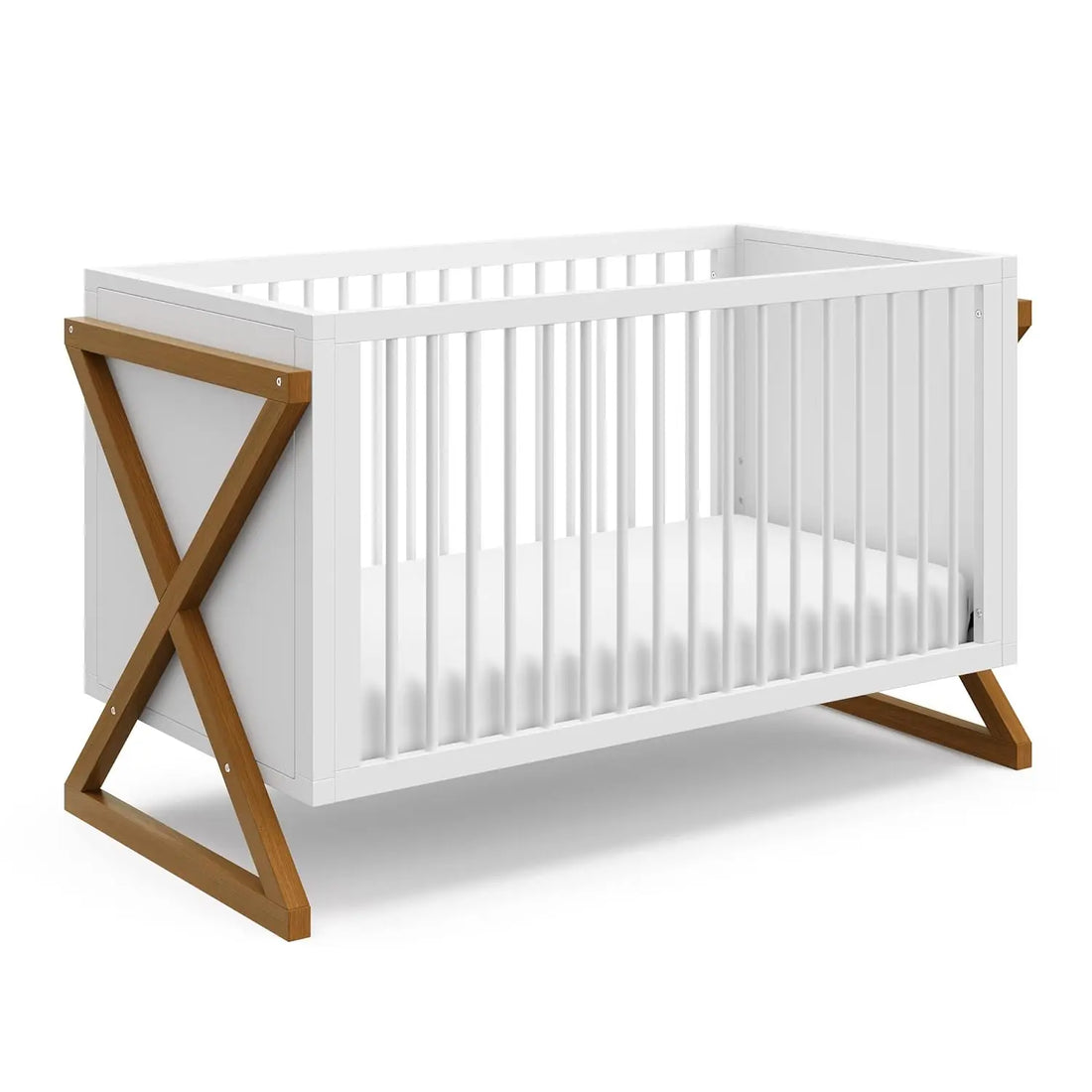 3-in-1 Convertible Crib Made of Vintage Driftwood for Toddlers childrensterritory