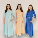 Summer Solid Colour Family Matching Clothing Set childrensterritory