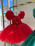 White Glitter Layered Tulle Girls Birthday Party Dress childrensterritory