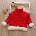 Kids Boy Girl Thick Knitted Turtleneck Sweaters childrensterritory
