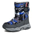 Kids Girls Boys Plush Waterproof Warm Snow Boots childrensterritory