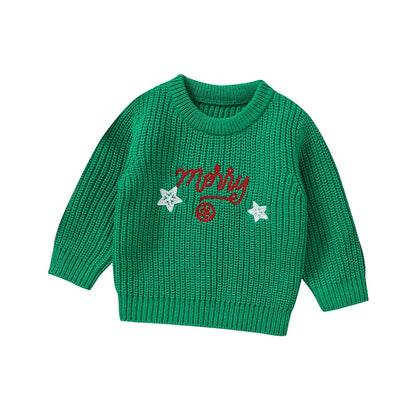 Baby Kids Christmas Design Winter Casual Sweater childrensterritory