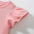 Kids Girls Cartoon Embroidered Summer Cotton Dress childrensterritory