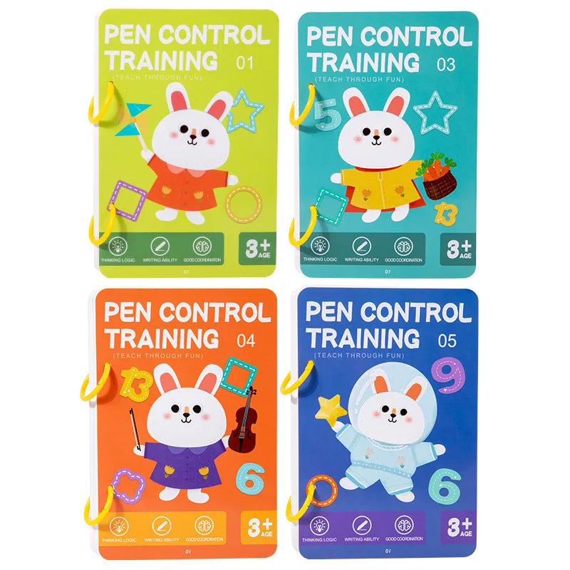 Reusable Magical Tracing Education/Training Book for Toddlers childrensterritory