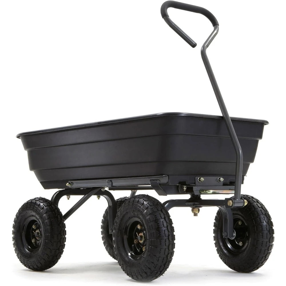 600 Pound Capacity, Simple to Assemble Garden Dump Cart childrensterritory
