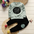 Baby Girls Cute Cartoon Print Sweatshirts + Pants Tracksuit Sets childrensterritory