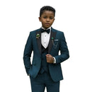 Kids Boys Slim Fit Formal 4 Pieces Wedding Outfit childrensterritory