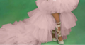 Little Girls Mint Green Tiered High-Low First Communion Gown childrensterritory