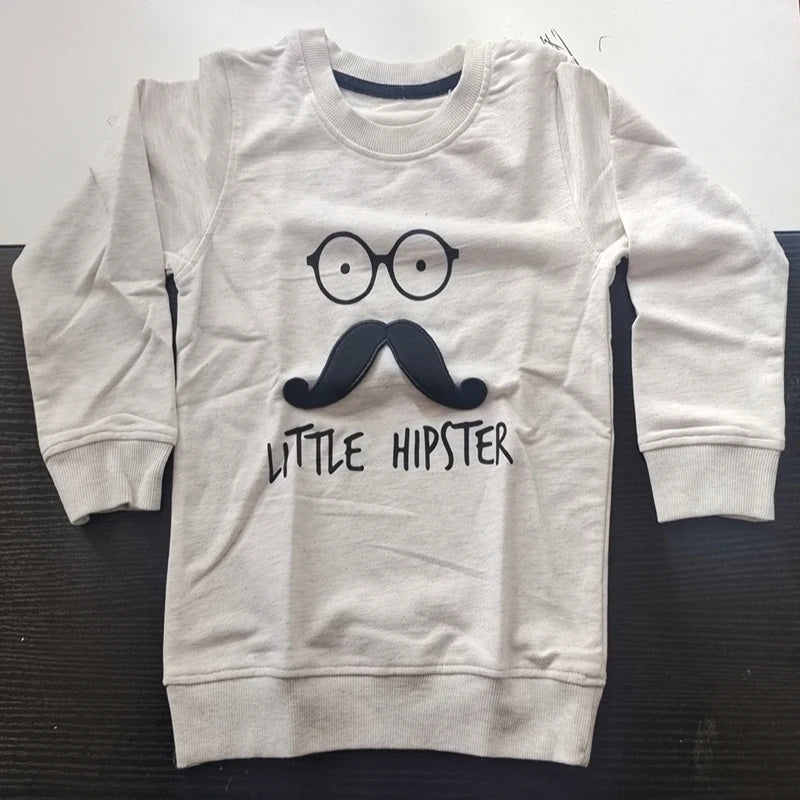 Full-Sleeve Cartoon Print Sweatshirts For Girls